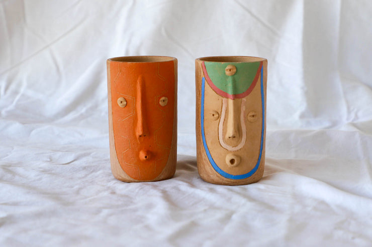 PRIDE | Earth-Toned Tall Cup Pair