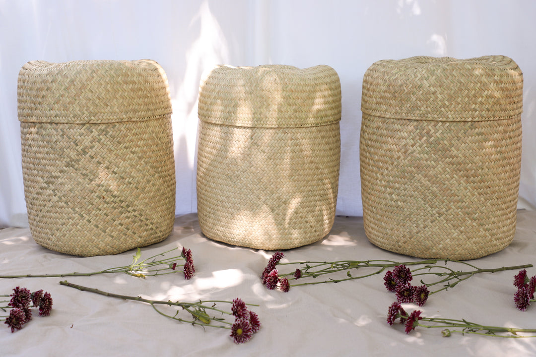 Large Organizational Basket Handwoven in Oaxaca – Tierra y Mano Large Organizational Basket Handwoven in Oaxaca – Tierra y Mano