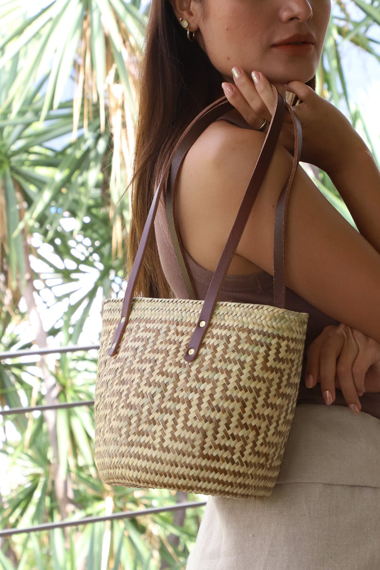 Small Handwoven Tote | Istmo Chiquito Basket