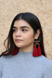 Libra Cochinilla Earring