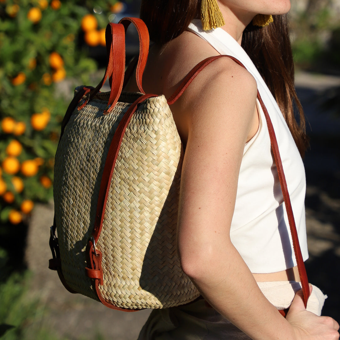 Yucatán Backpack | Artisan-Made Basket Backpack – Tierra y Mano